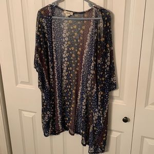 Marci Sheer Floral Kimono